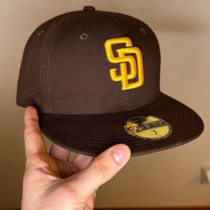 San Diego padres fitted new era baseball cap